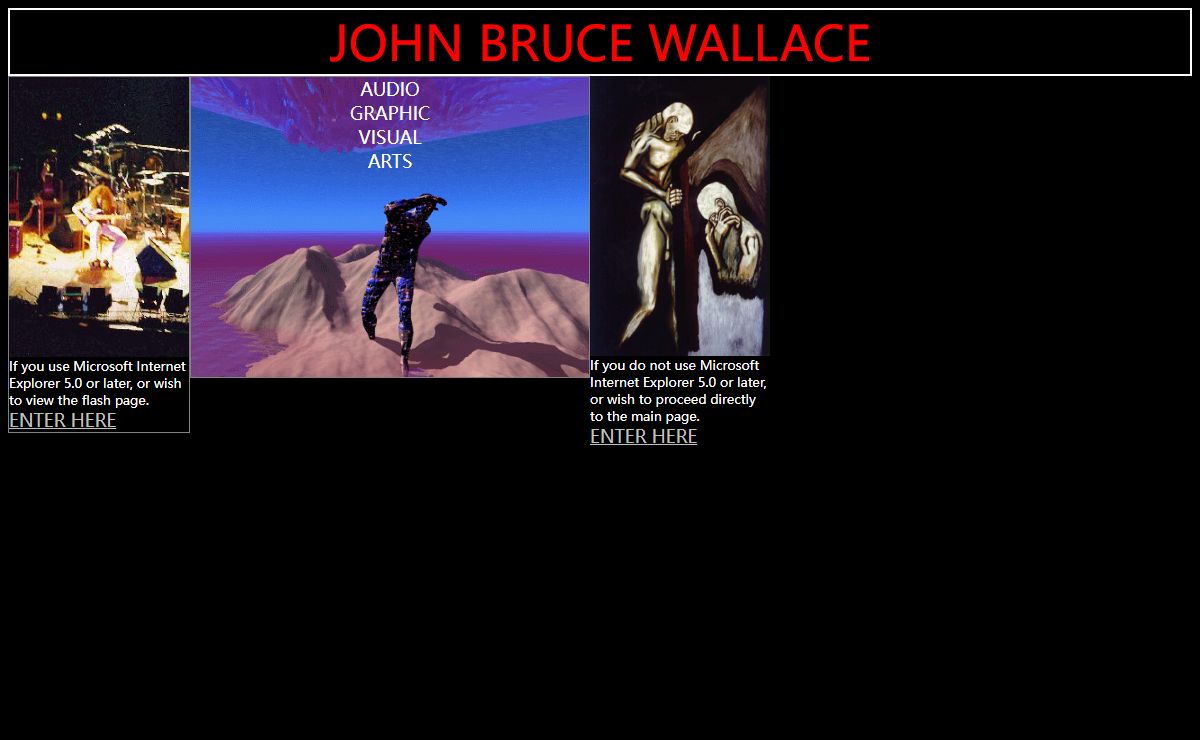 John Bruce Wallace Web Pages