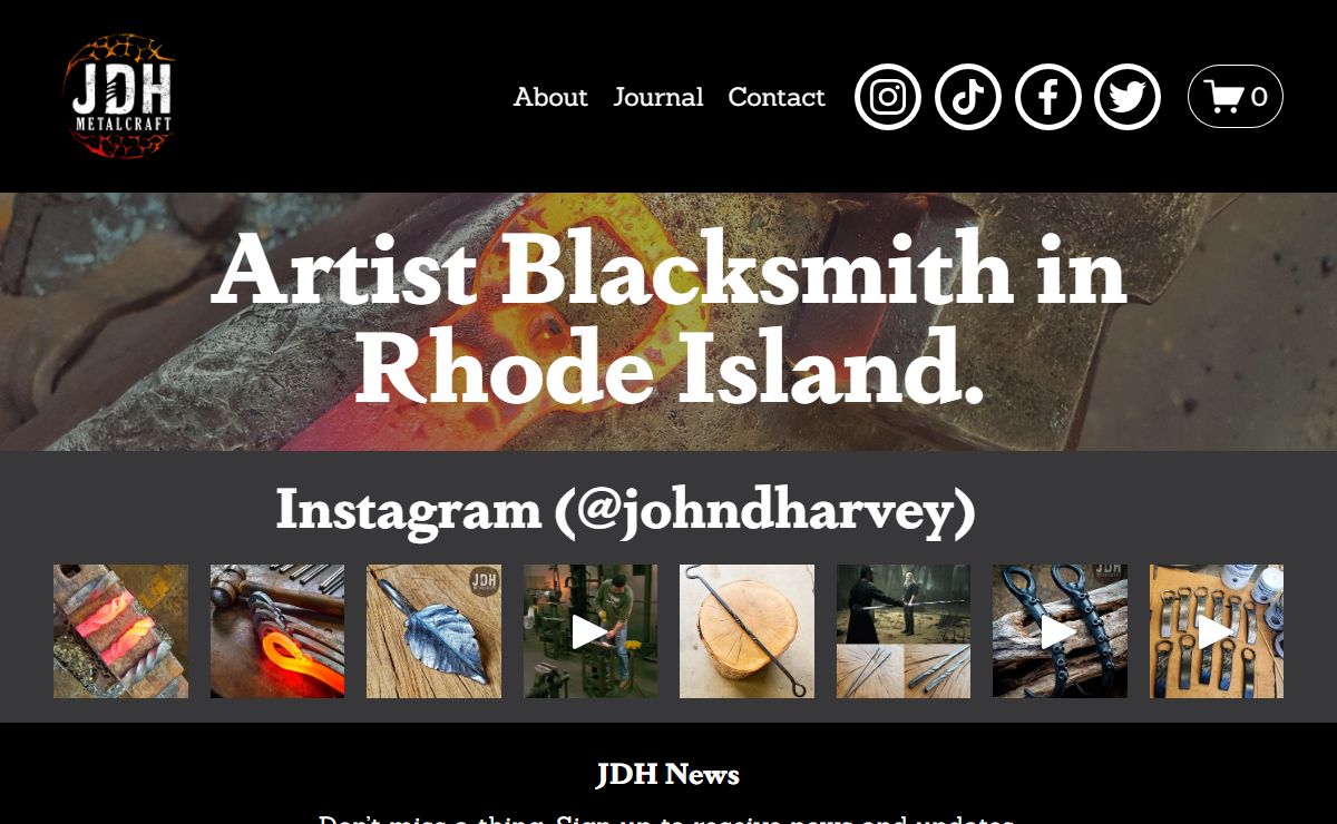 JDH Metalcraft (Rhode Island Blacksmith)