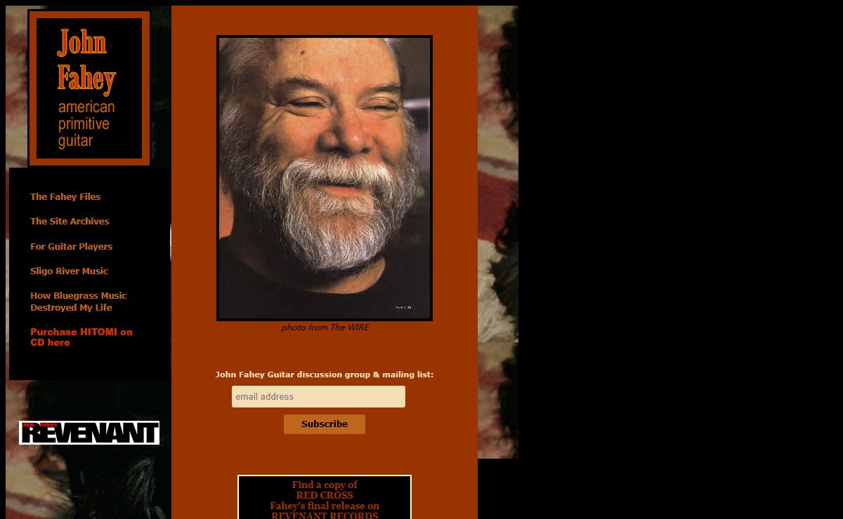 John Fahey - Home
