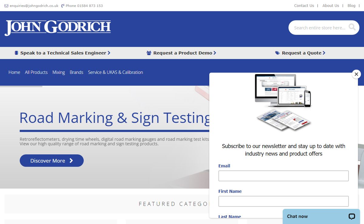 John Godrich | Industrial and Laboratory Test and Mixing Equipment