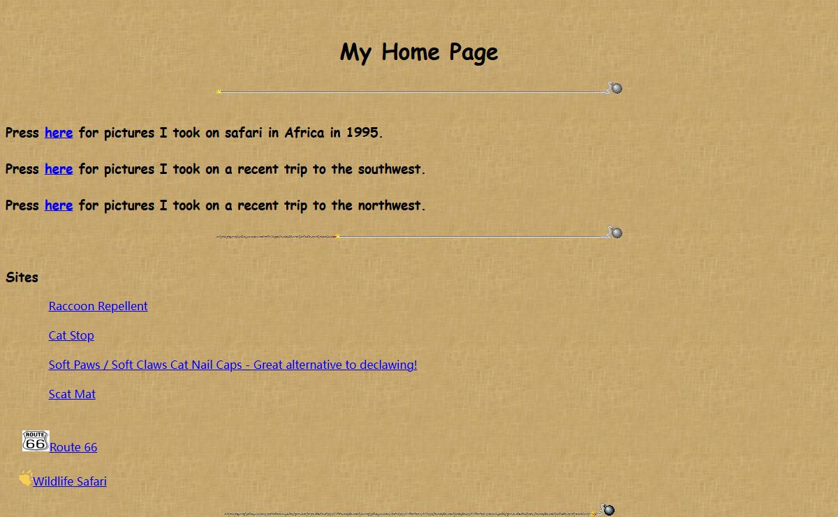 My Home Page