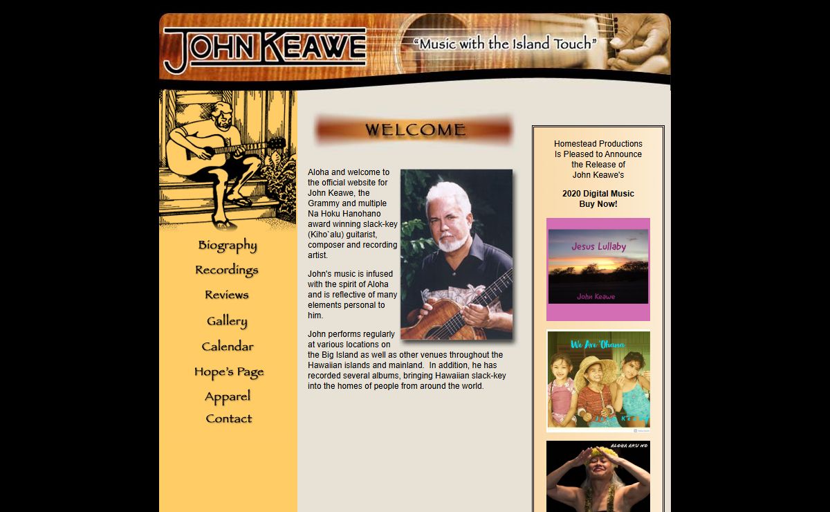 John Keawe - The Official Site