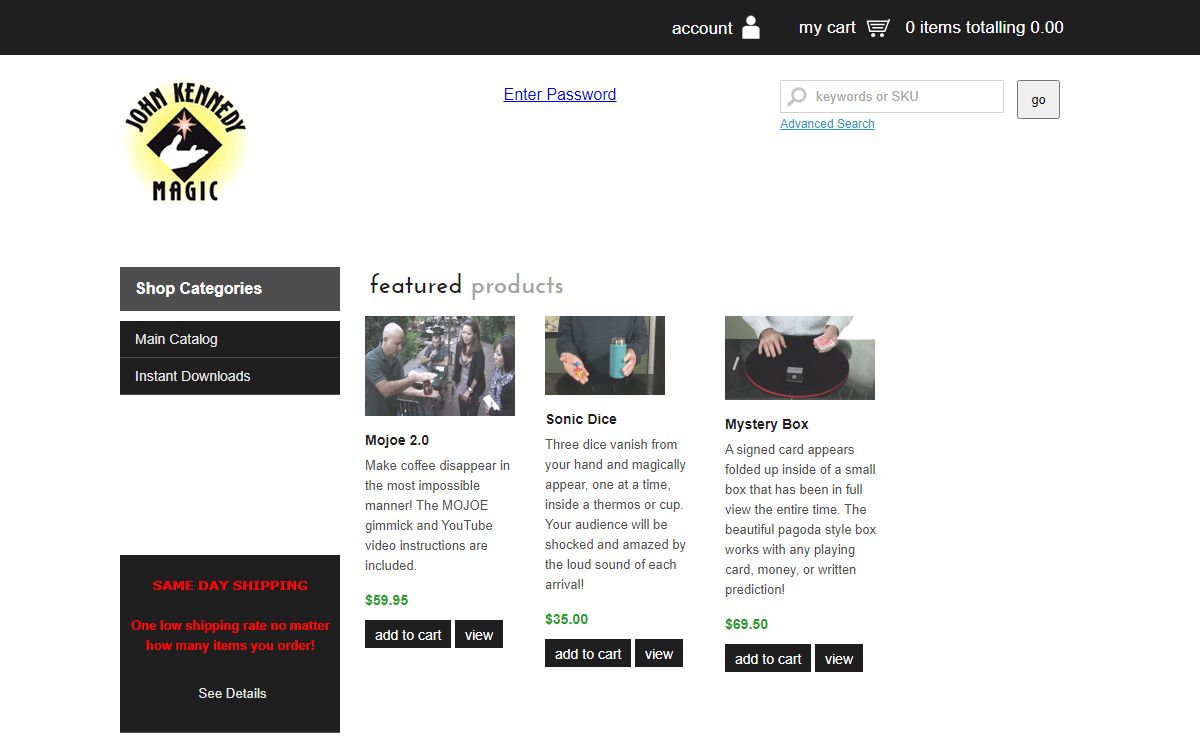 John Kennedy Magic - World Class Magic Tricks for the Serious Hobbyist and Professional