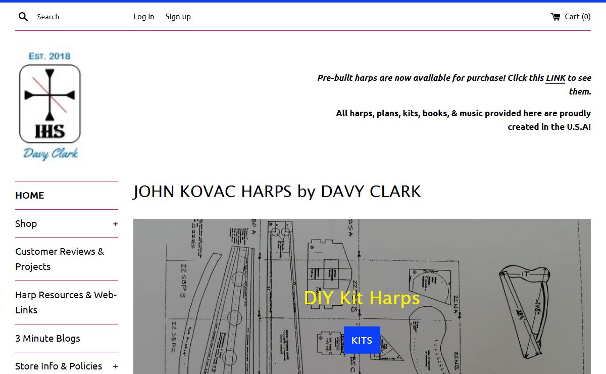 John Kovac Harps by Davy C – John Kovac Harps by Davy Clark