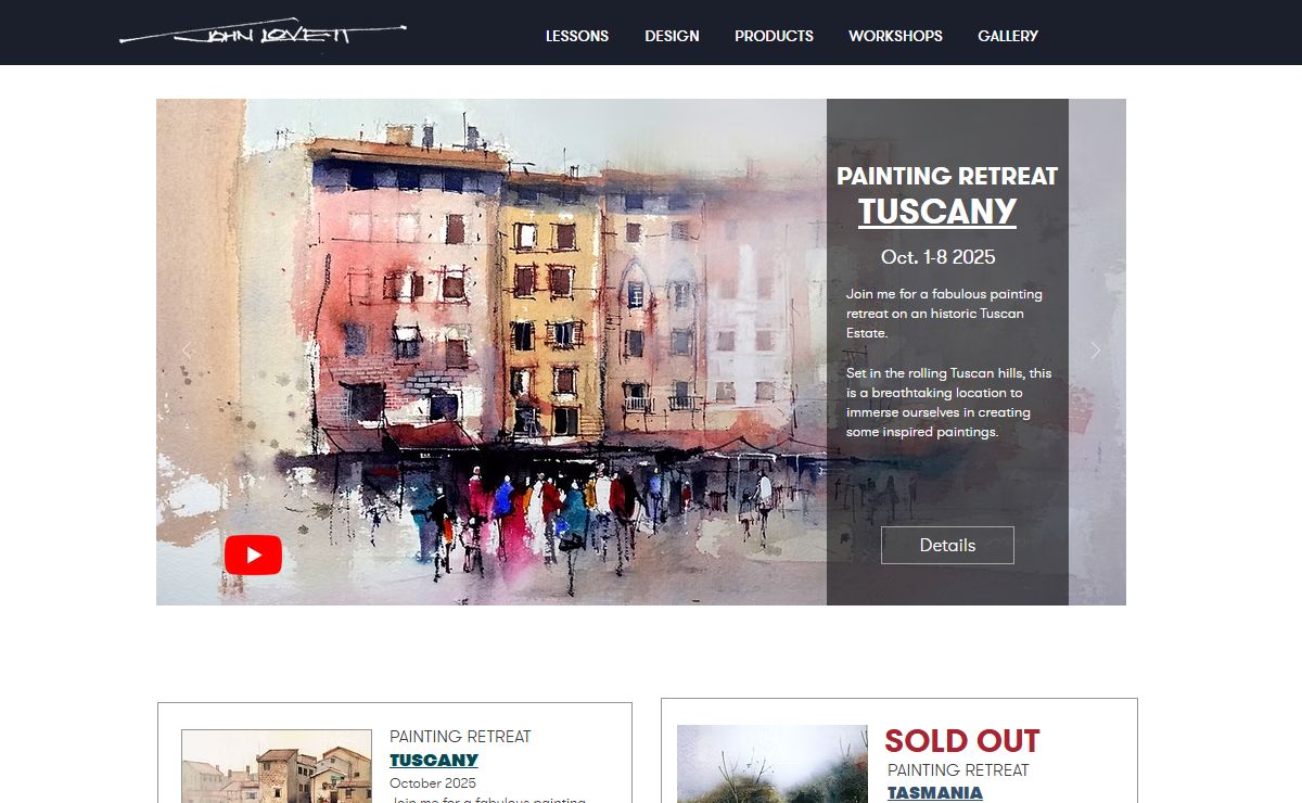 Painting Workshops | John Lovett - Artist | Queensland