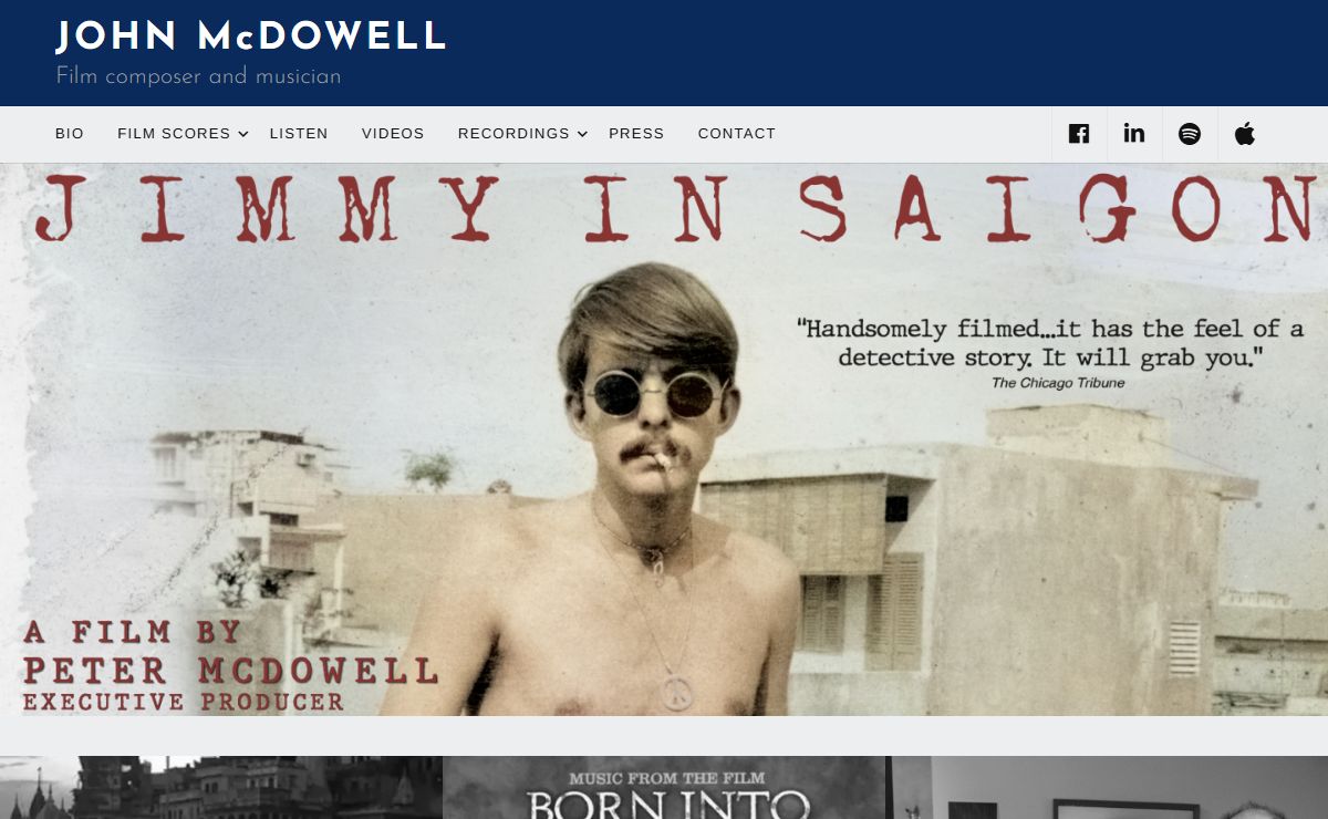 Film composer and musician | JOHN McDOWELL