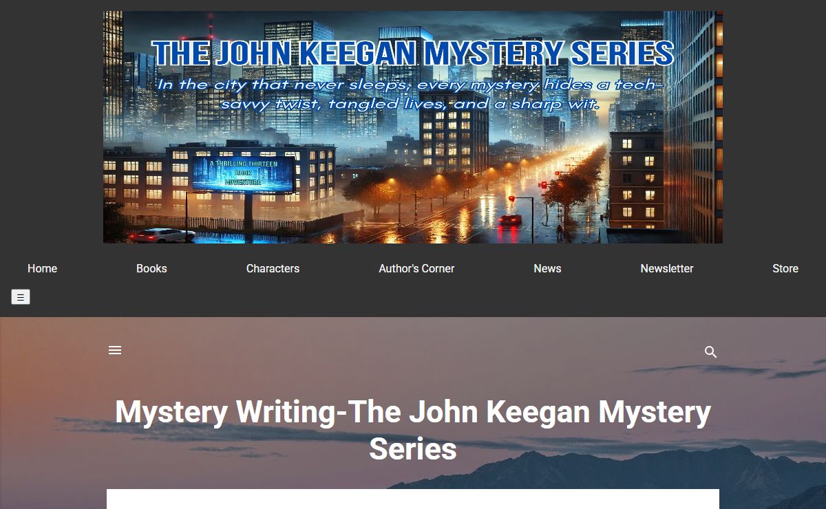 JohnMisak.com | Home of The John Keegan Mystery Series and Other Novels