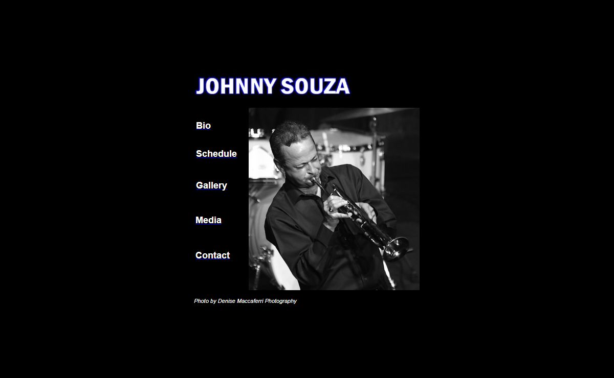 Johnny Souza jazz trumpeter, singer/songwriter