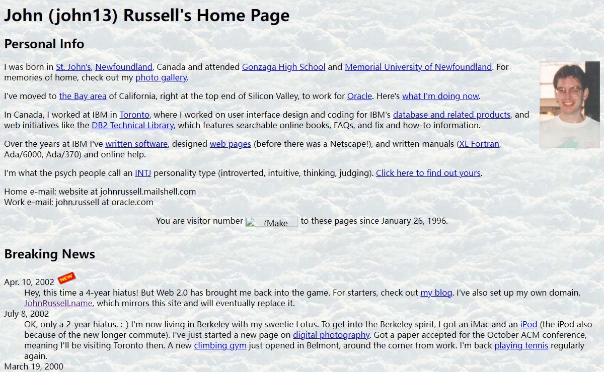 John Russell's home page