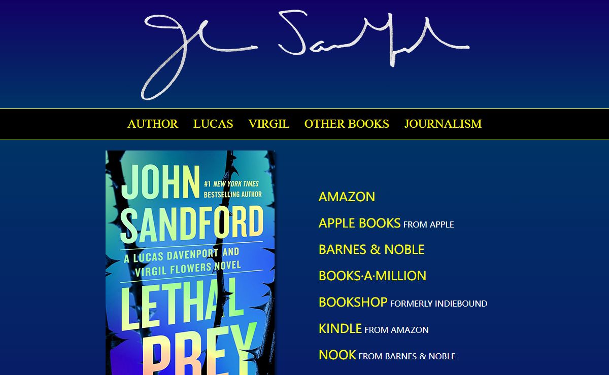 John Sandford - The Official Website