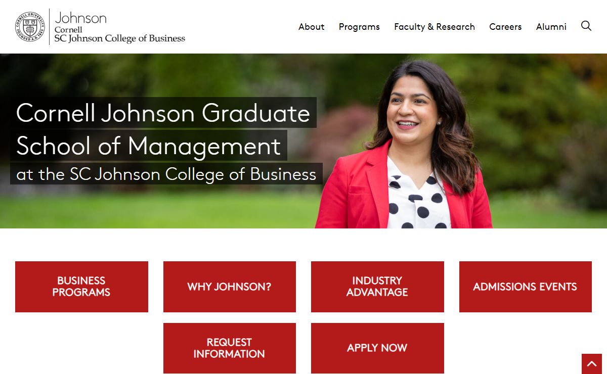 Top-Ranked Graduate School of Business | Cornell Johnson