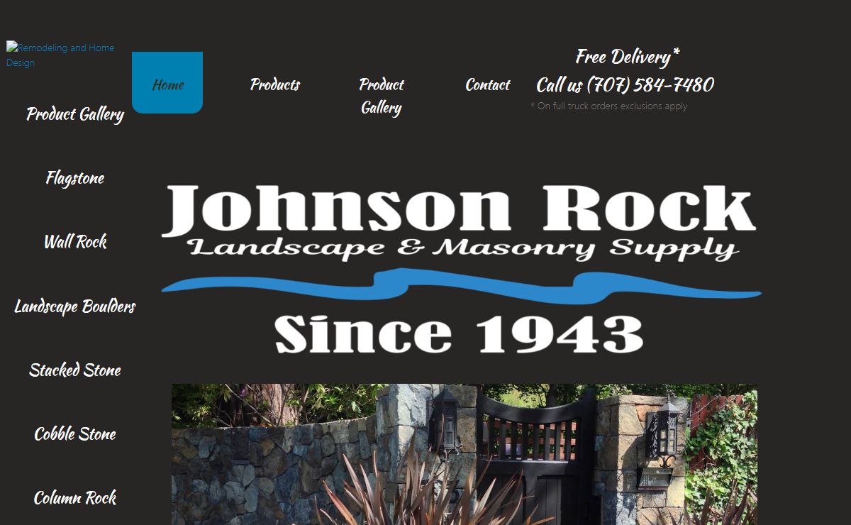 W. Johnson Ornamental Stone - Natural Building Stone, Flagstone, Sonoma Fieldstone