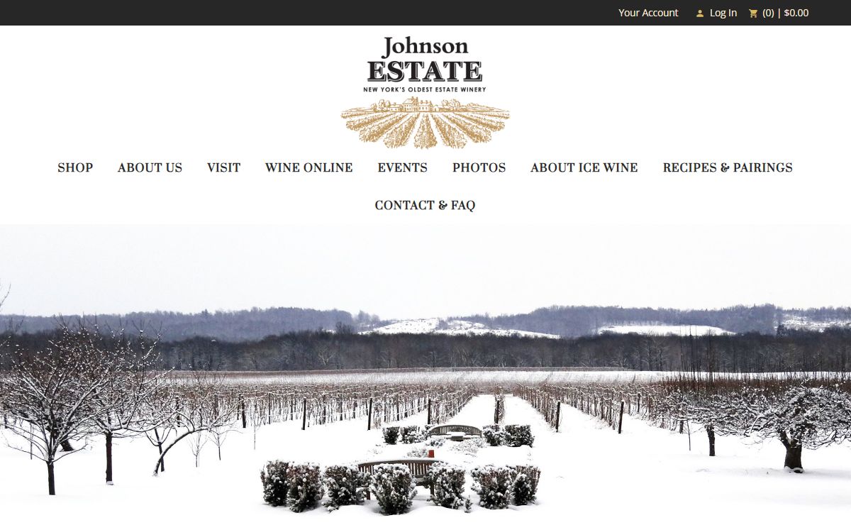 Johnson Estate Winery - Homepage