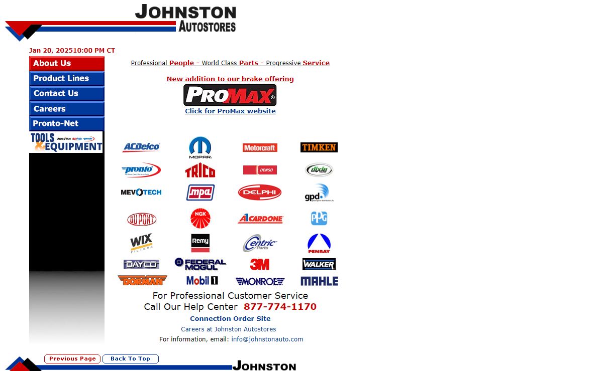 Johnston Autostores 800-798-5107