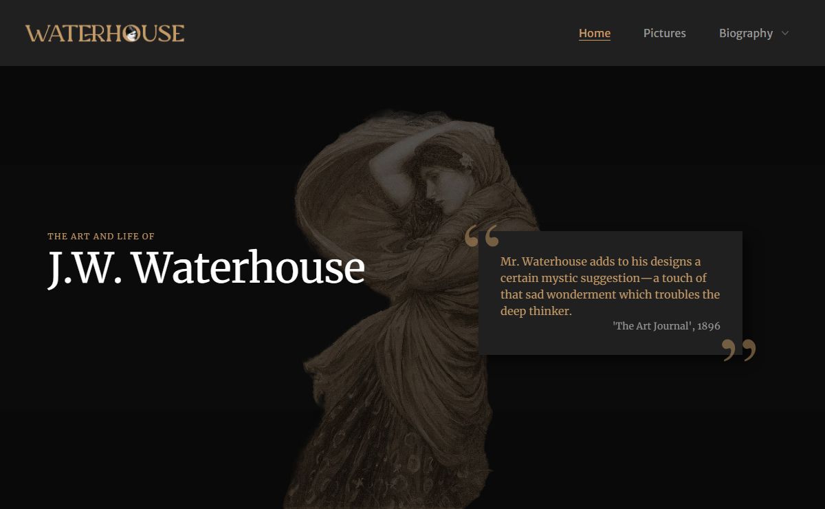 The Art and Life of John William Waterhouse (1849-1917)