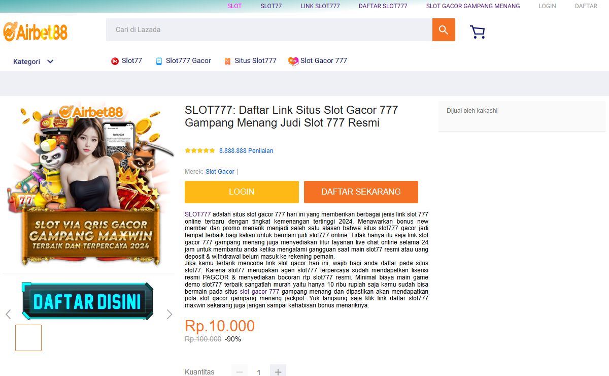 SLOT777: Daftar Link Situs Slot Gacor 777 Gampang Menang Judi Slot 777 Resmi