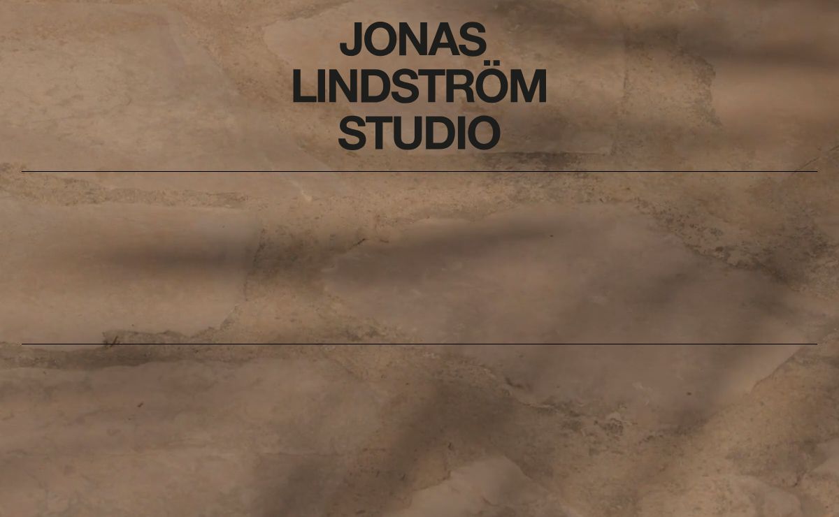Jonas Lindström Studio - Home