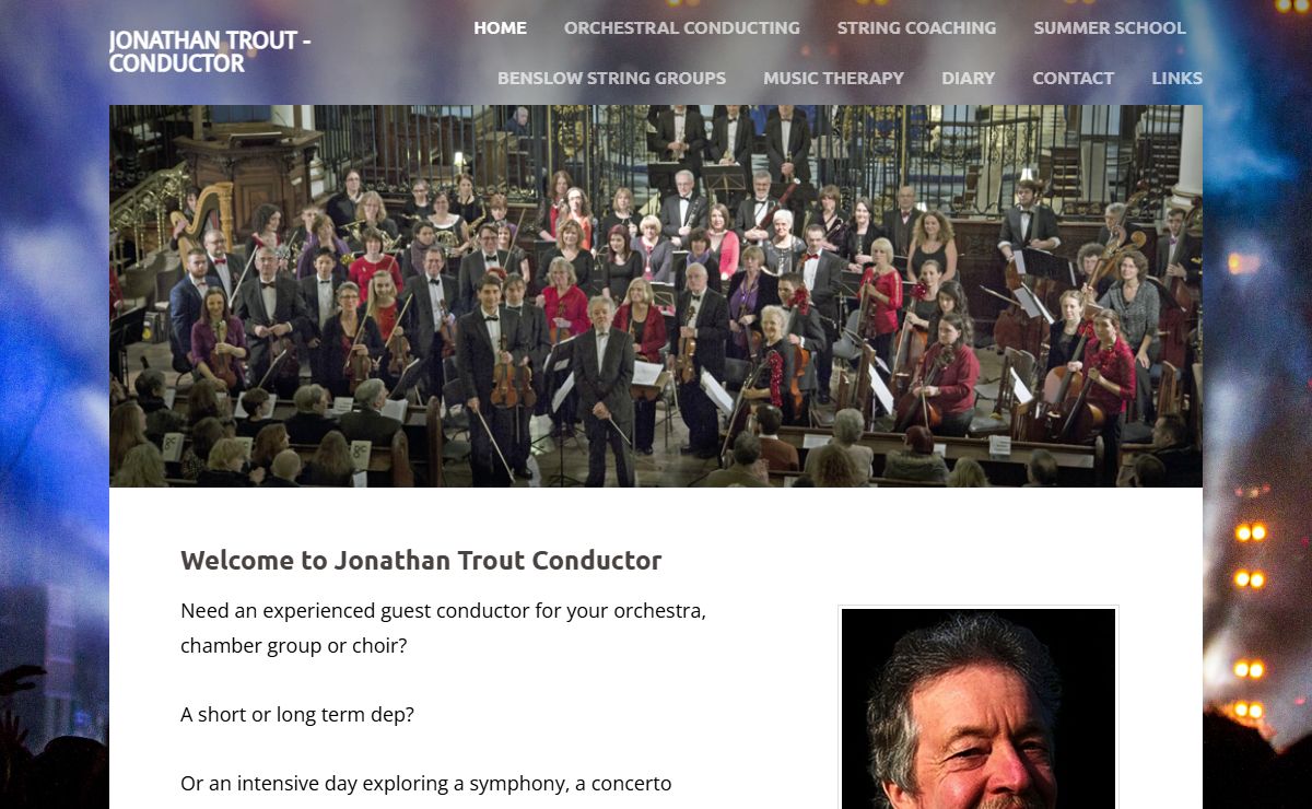 Jonathan Trout - Conductor - Home