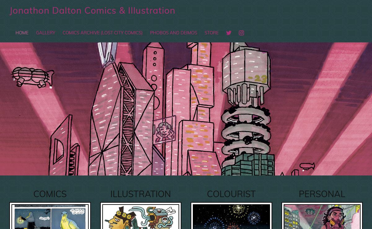 Home | Jonathon Dalton Comics & Illustration