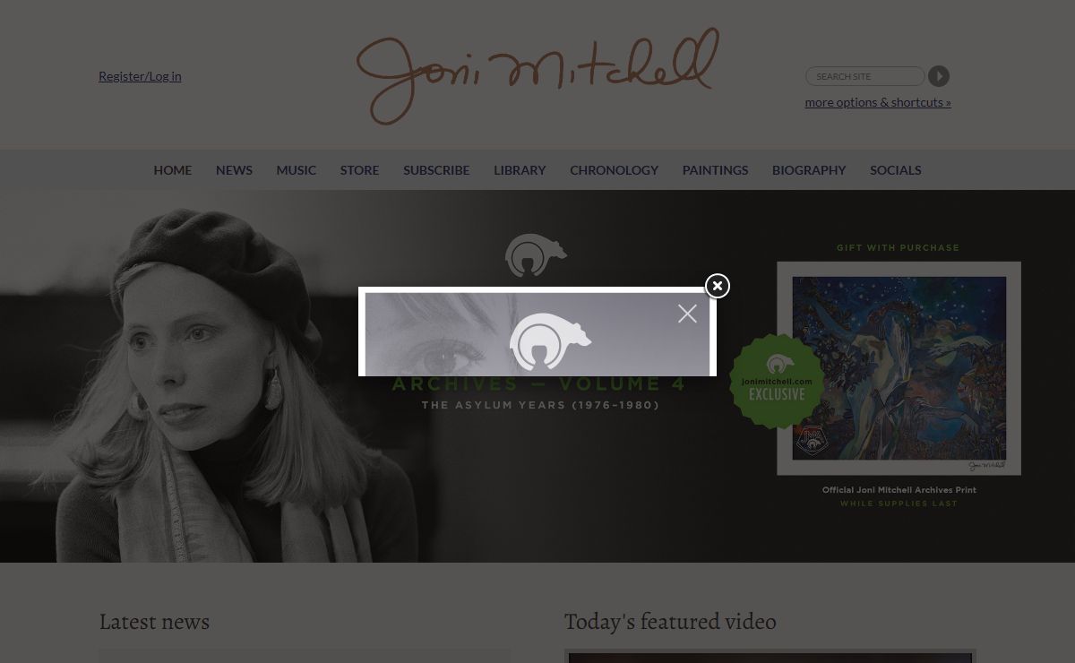 Joni Mitchell - Official Website