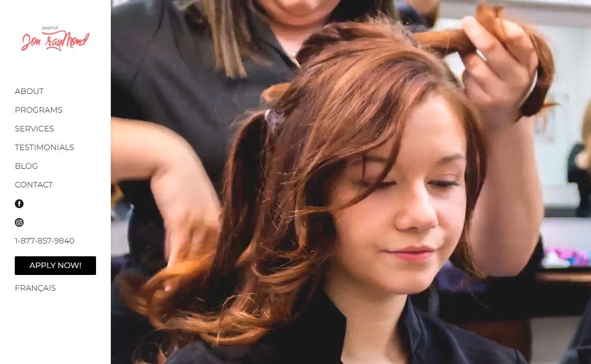 Home | L'Institut Jon rayMond | Apply Now: 1-877-857-9840