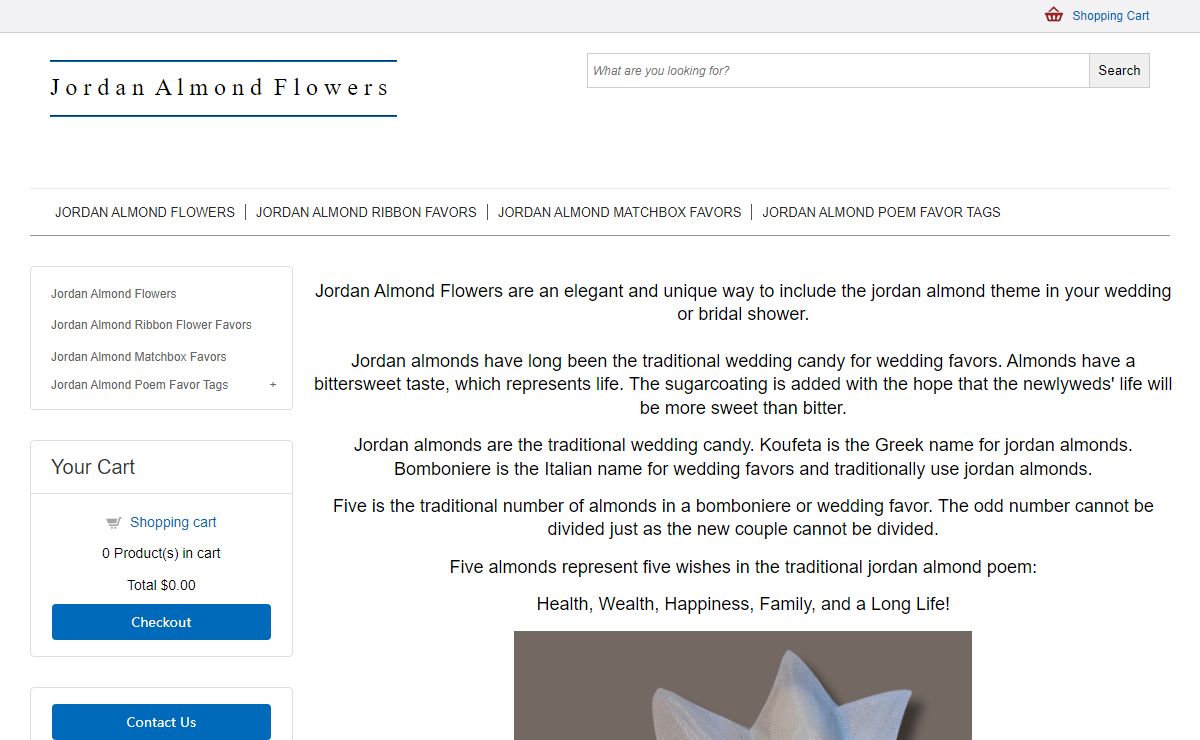 Jordan Almond Flowers
