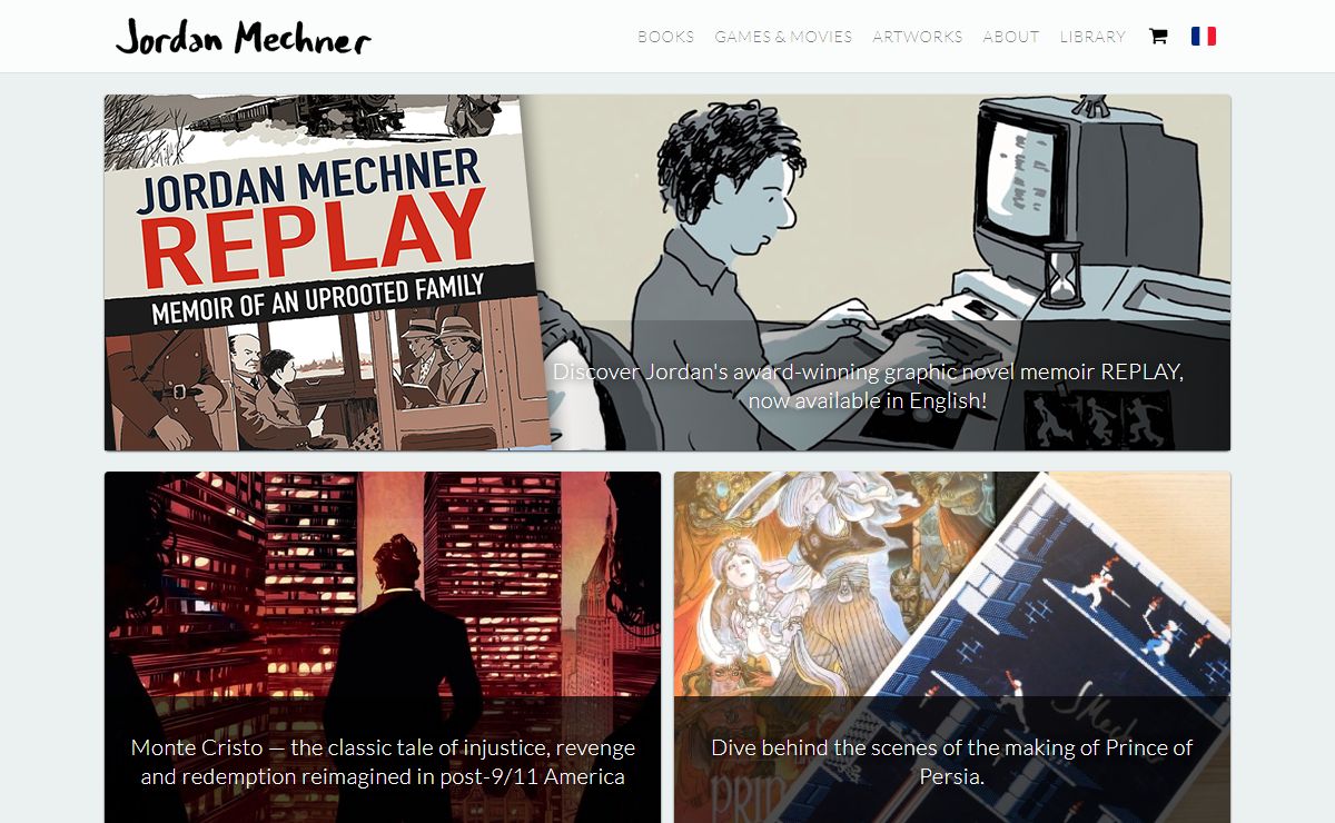 Jordan Mechner - Video games, graphic novels, and movies
