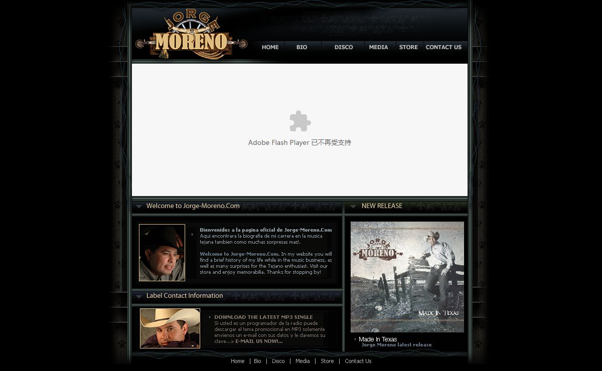 The Official Website Of Jorge Moreno