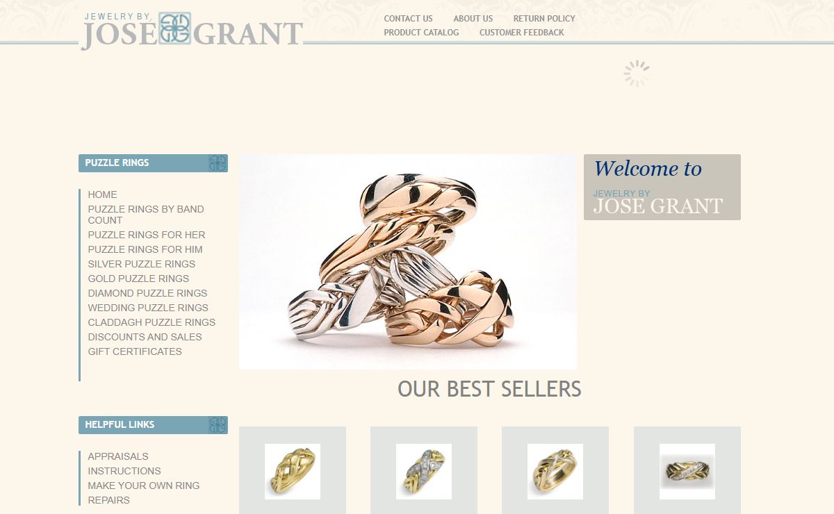 Welcome to Jewlery By Jose Grant | Puzzle Rings