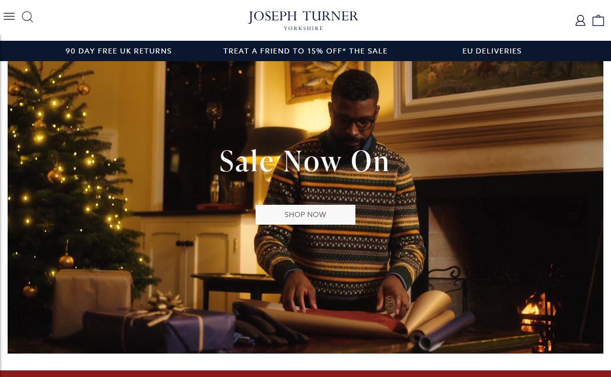 Men's Clothing from Joseph Turner