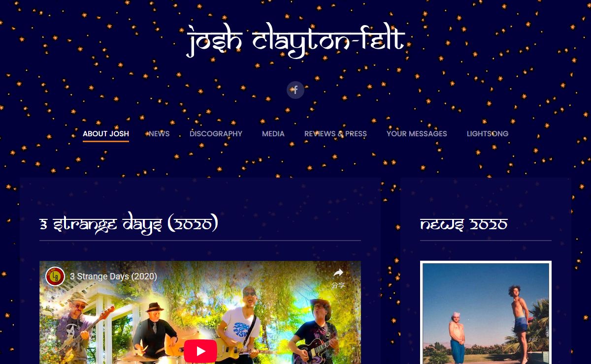 Josh Clayton-Felt - About Josh
