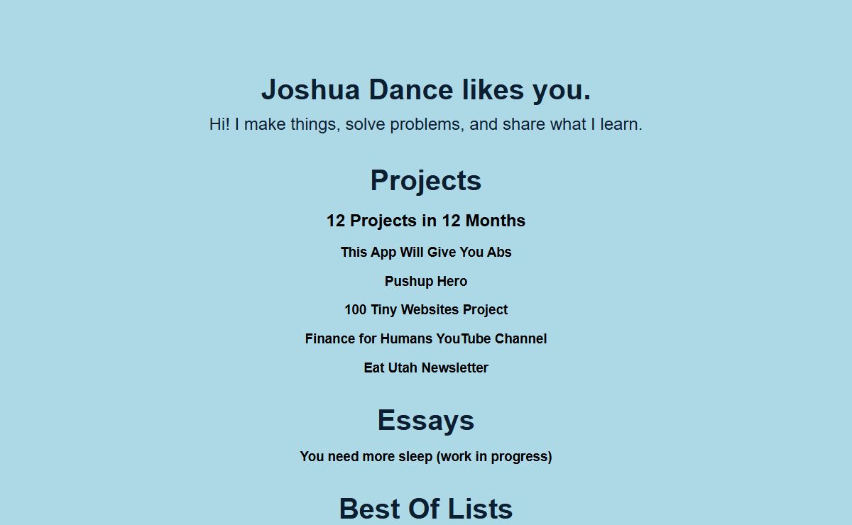 Josh Dance