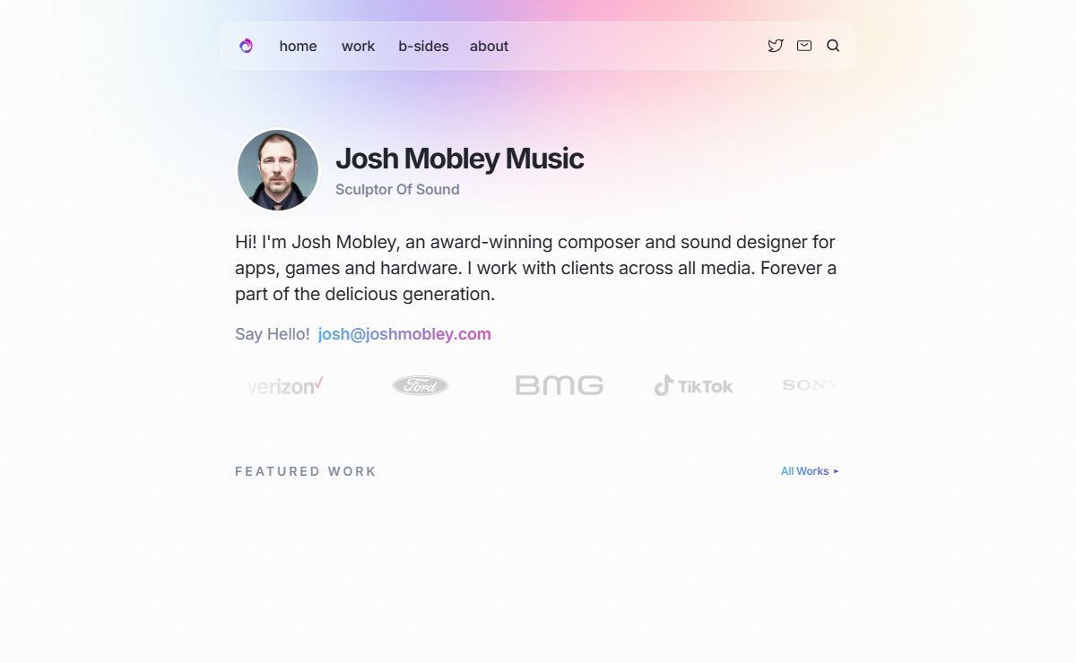 Josh Mobley Music