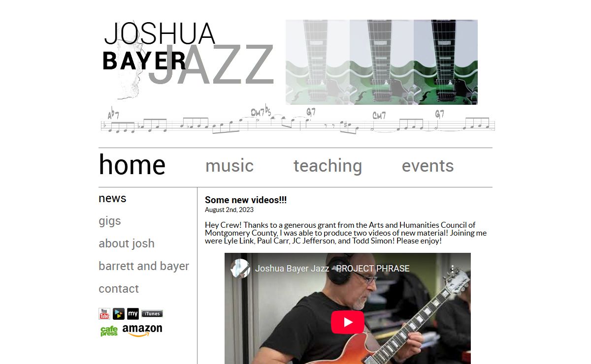 Joshua Bayer Jazz: Home