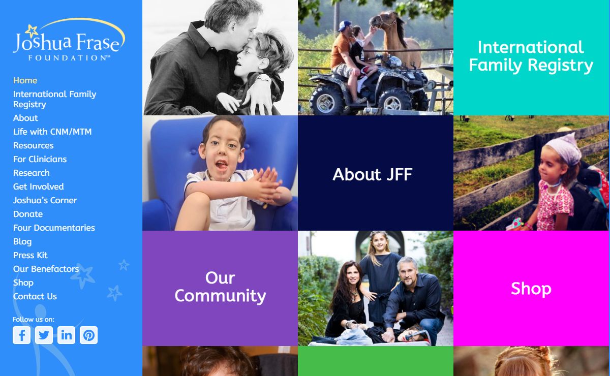 The Joshua Frase Foundation supports research for myotubular myopathy