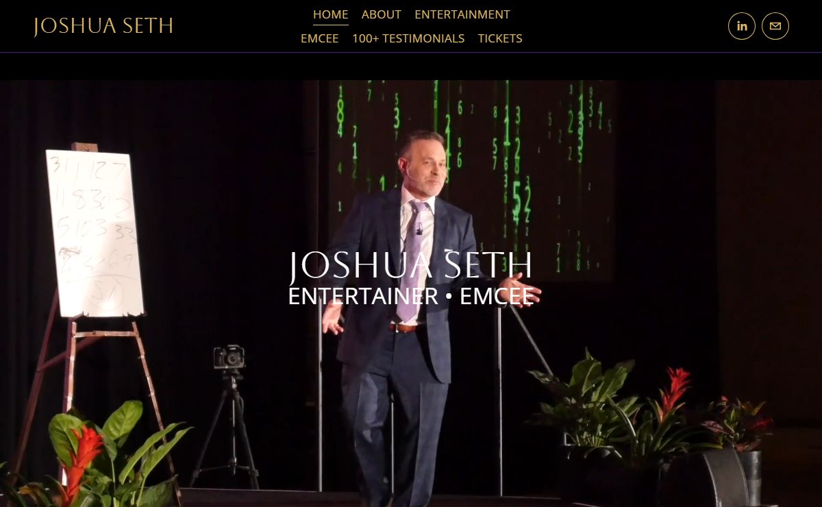 JOSHUA SETH | Award-Winning Mentalist