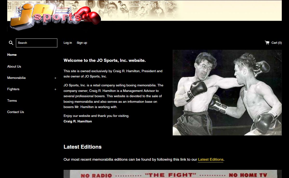 JO Sports Inc. – JO Sports Inc.