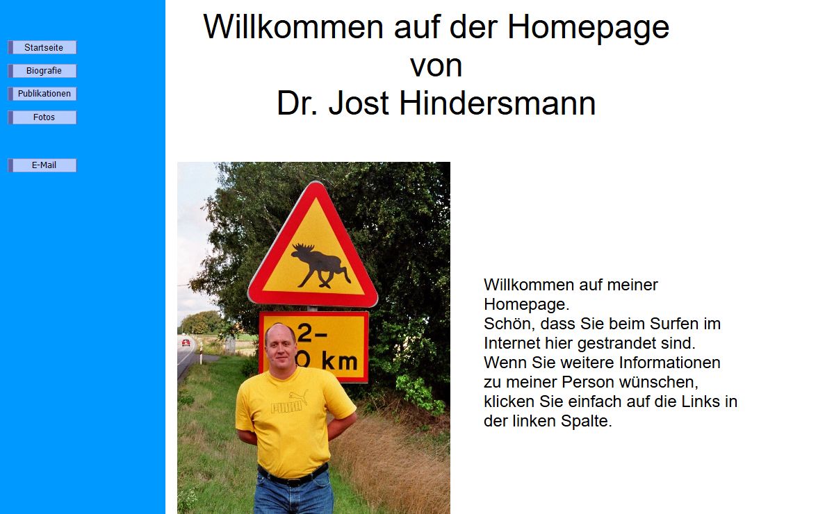 Homepage Dr. Jost Hindersmann