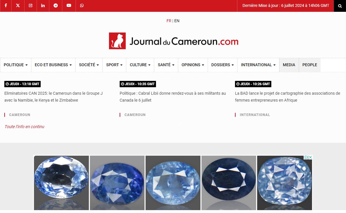 Journalducameroun.com - Actualités et Infos en direct au Cameroun et dans le Monde