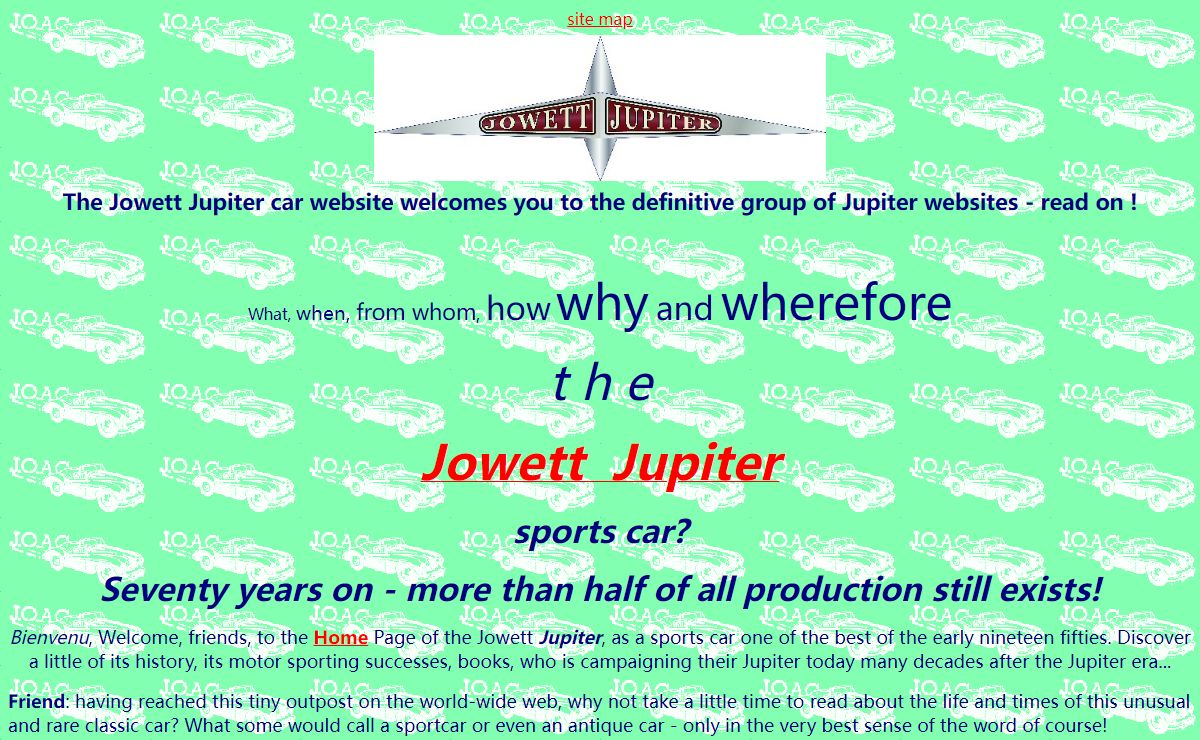 Jowett Jupiter Sports Car - Classic Car from Bradford Yorkshire