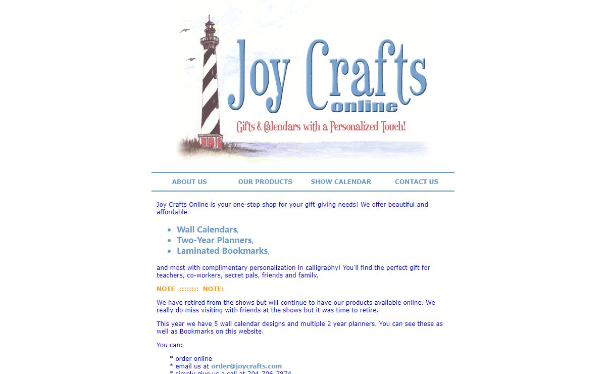 Joy Crafts - Gifts and Calendars with a Personalized Touch