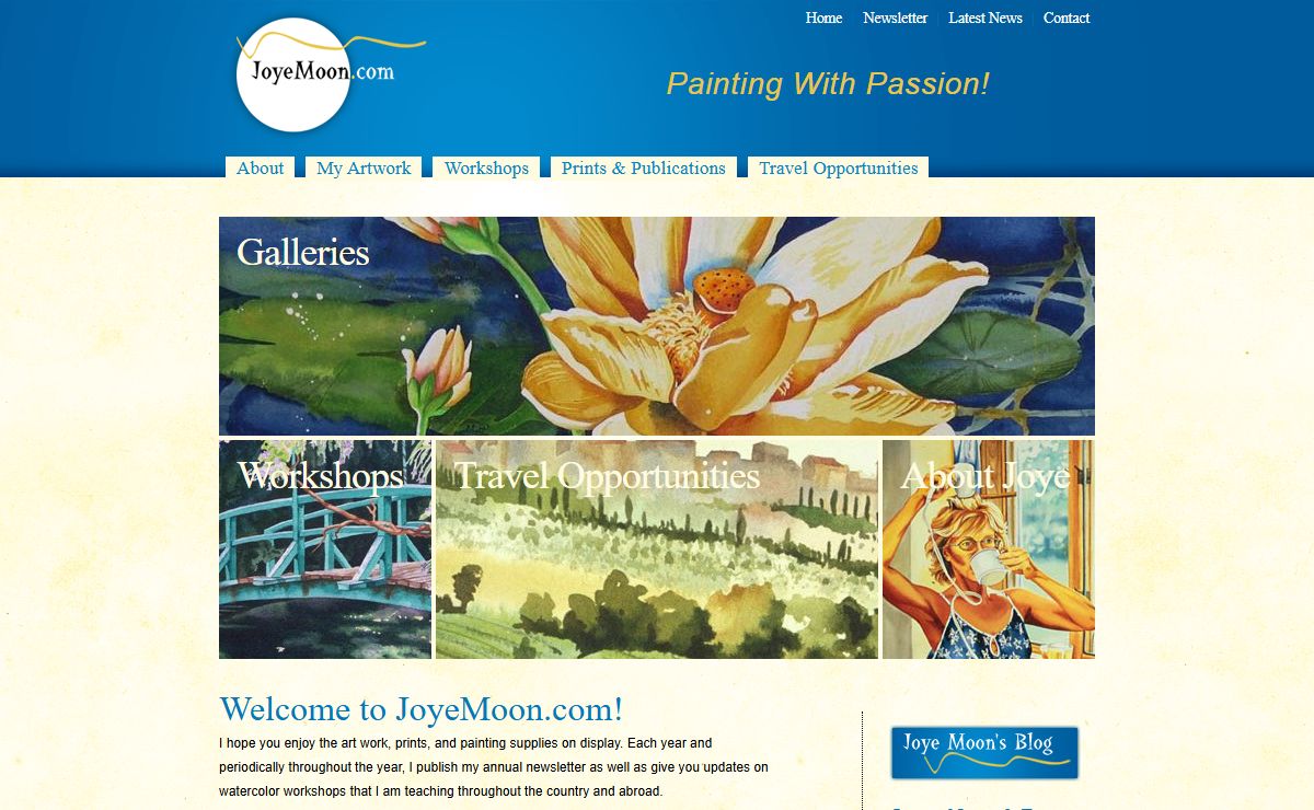 Joye Moon | Painting With Passion!