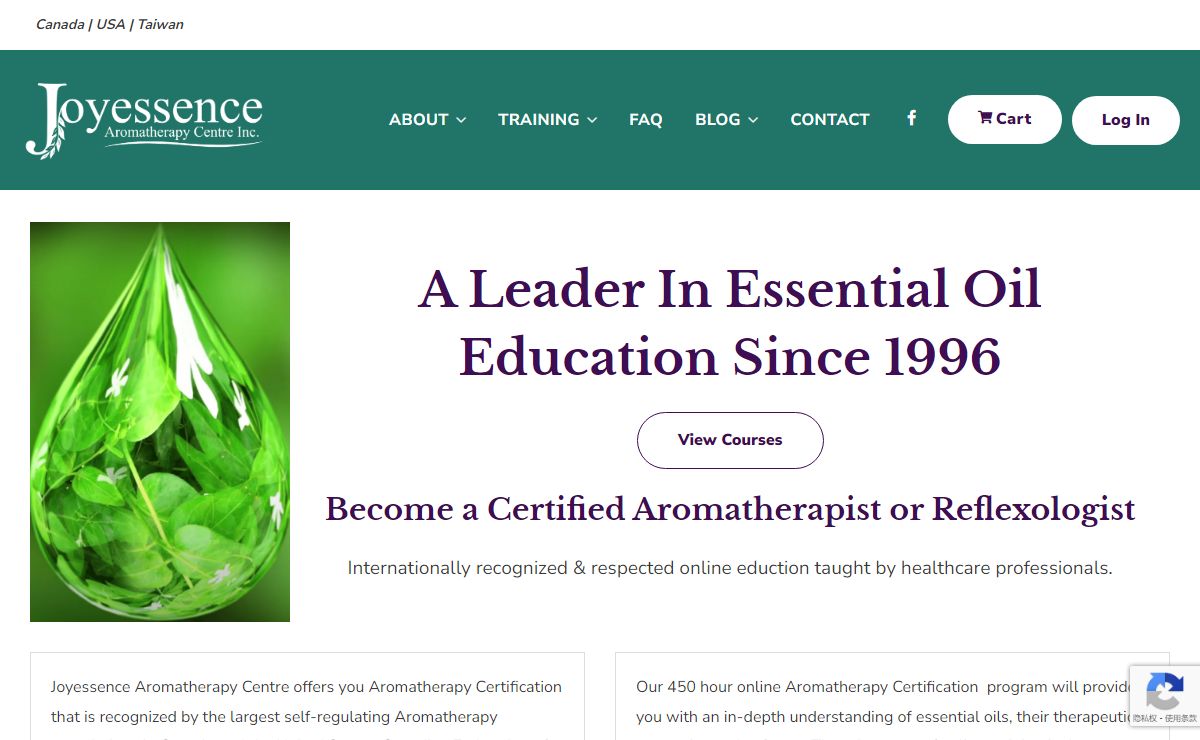Aromatherapy & Reflexology Training : Joyessence