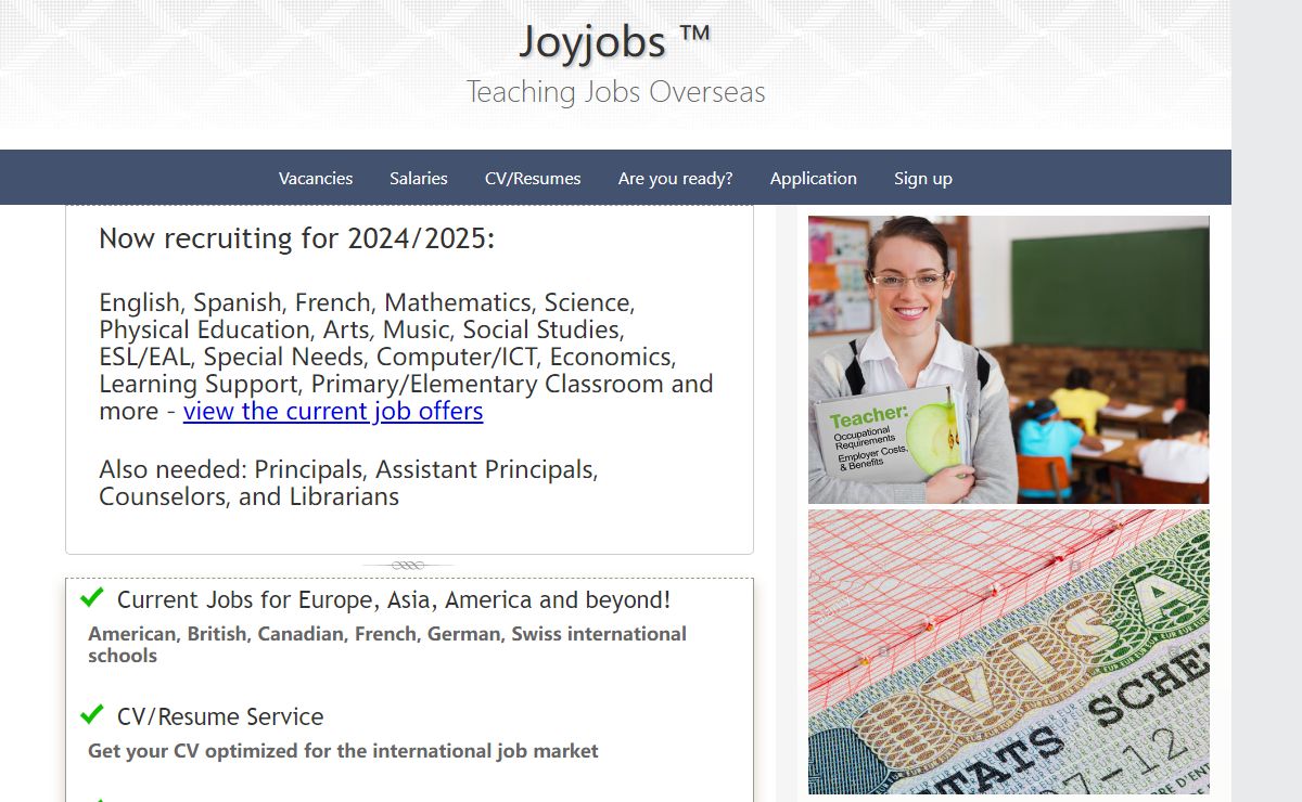 Joyjobs: Teaching Jobs Worldwide