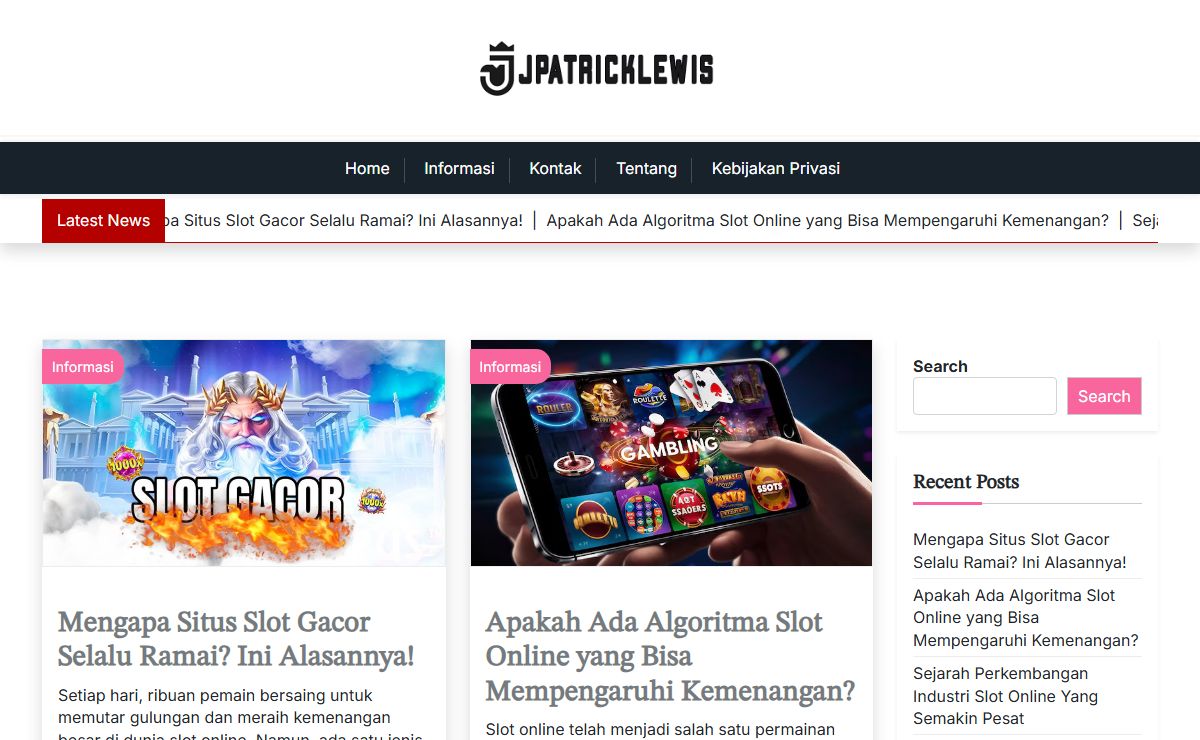 J Patrick Lewis - Link Judi Slot Online Terbaik