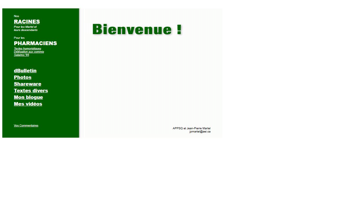 Site Web de Jean-Pierre Martel
