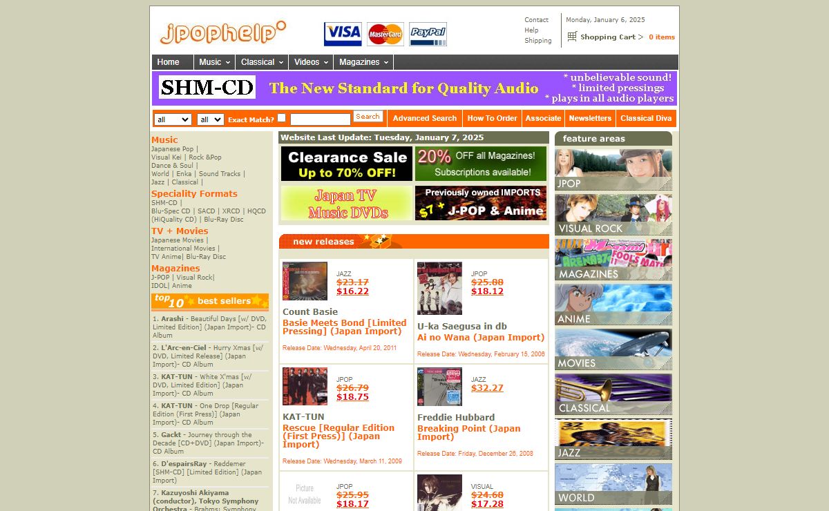 JpopHelp.com: North America's Online Source for Japanese Media!!