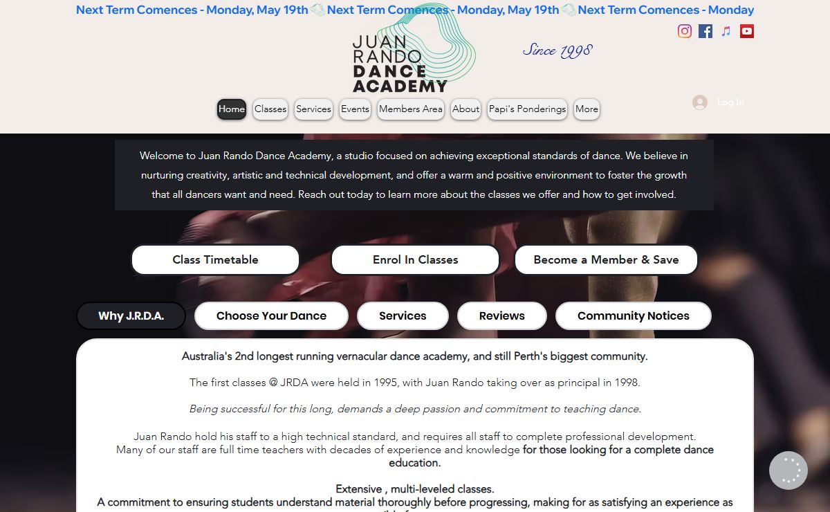 Latin & Swing Dance School | Juan Rando Dance Academy | Perth, Western Australia