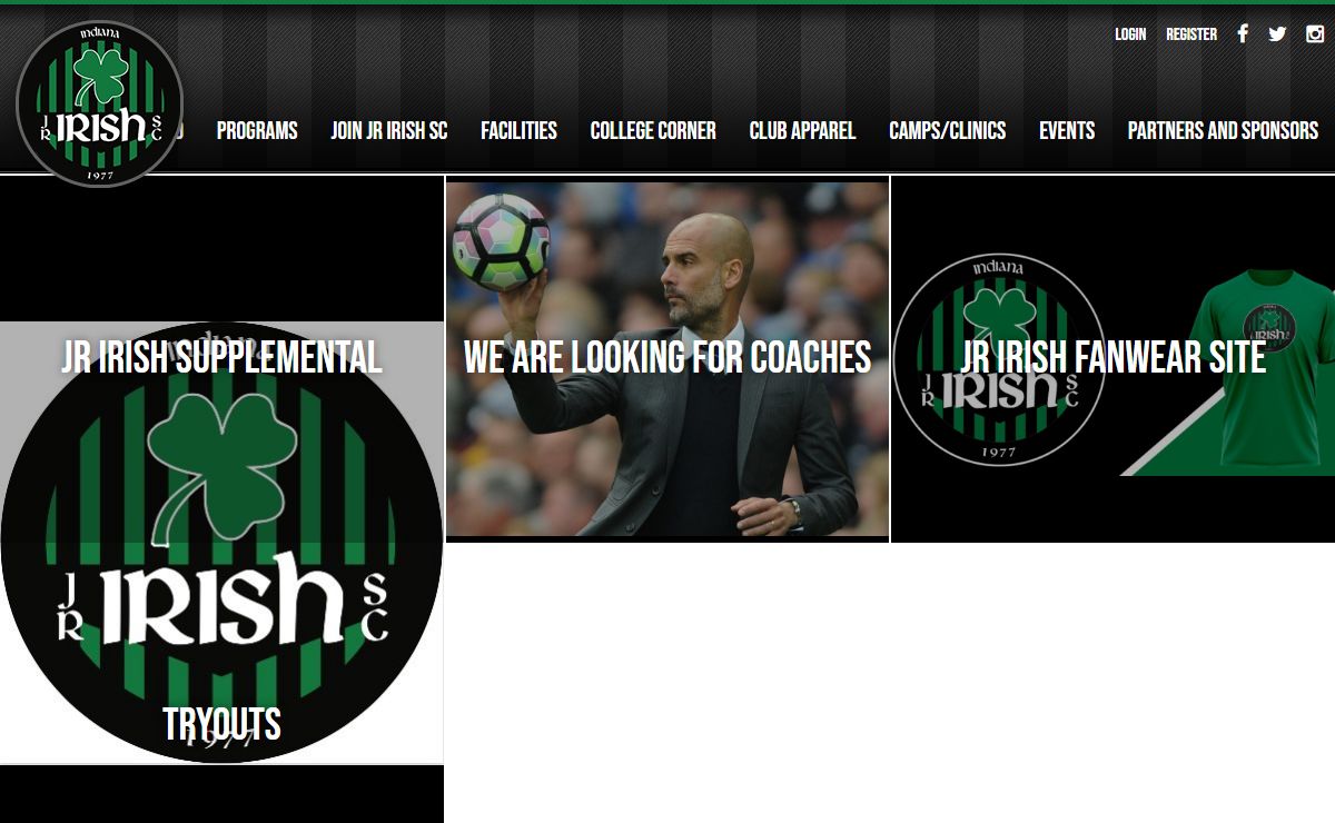Jr. Irish Soccer | Home