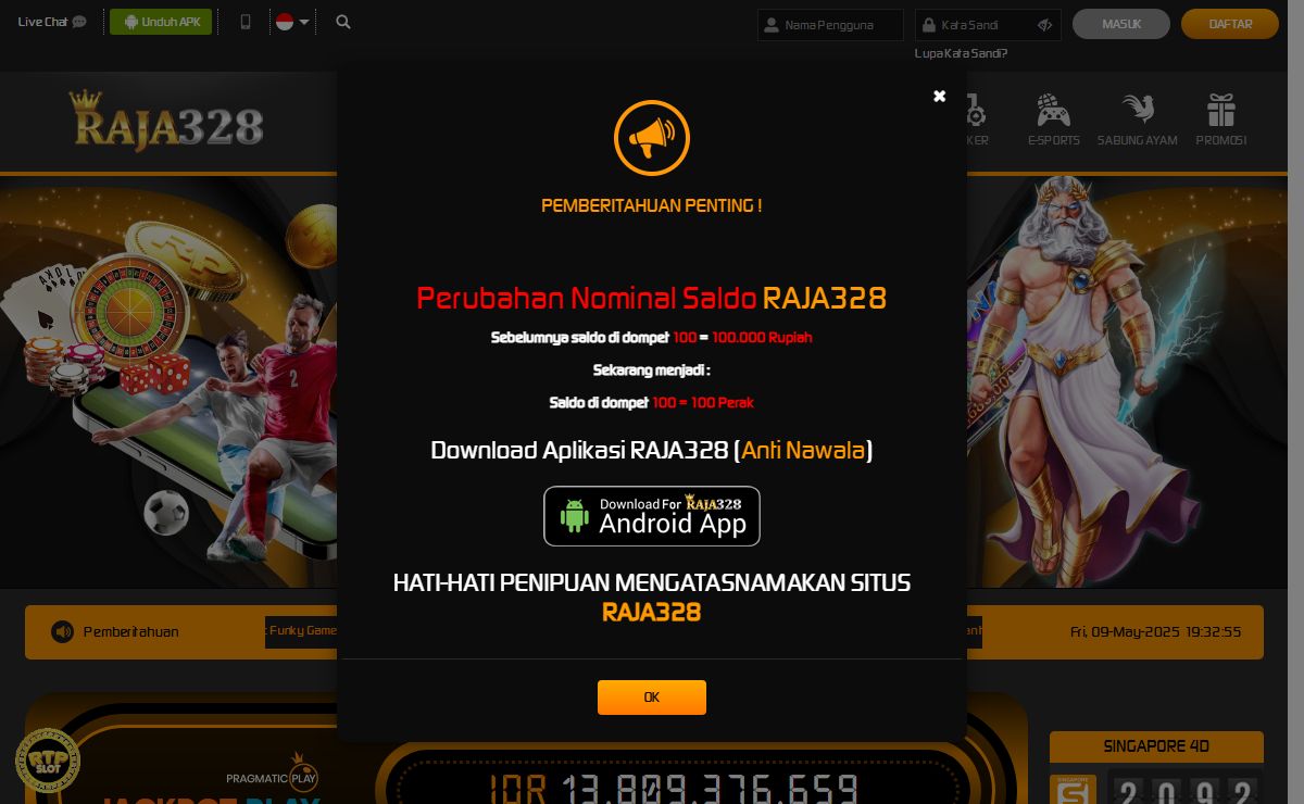 RAJA328: Situs Raja Slot Gacor 2025 Gampang Menang Hari Ini